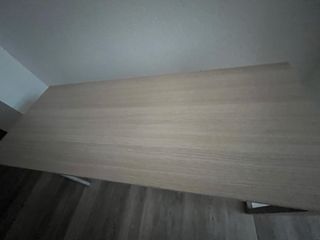 Mesa de escritorio madera y metal