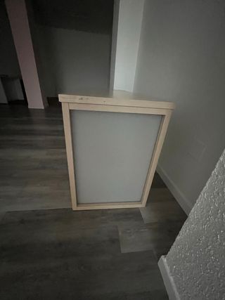 Mesa de escritorio madera y metal