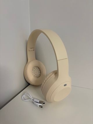 Cascos Bluetooth Beige