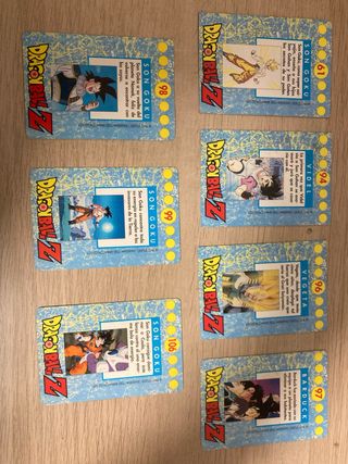 Cromos Dragon Ball Z seria azul