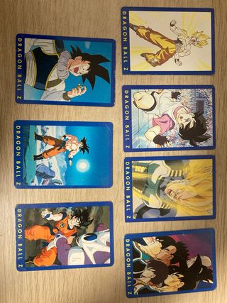 Cromos Dragon Ball Z seria azul