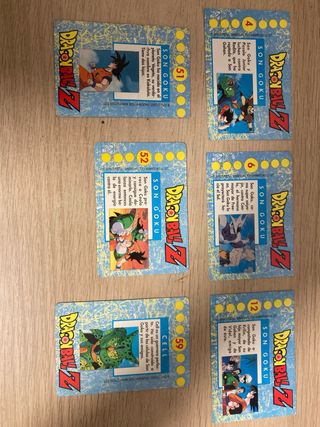Cromos Dragon Ball Z seria azul