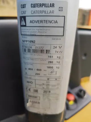 Transpaleta Eléctrica CAT