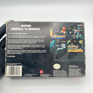 Super Ghouls 'n Ghosts SNES USA Nintendo