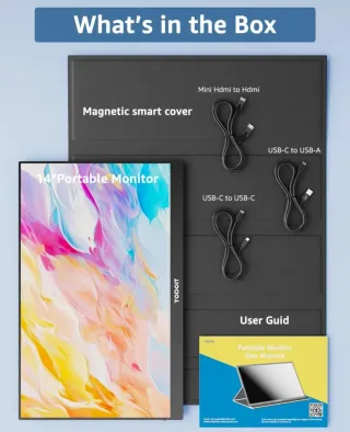 Monitor Portátil Yodoit 14° Full HD HDR