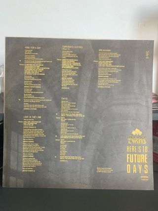 Vinilo Thompson Twins - Here's to Future Days