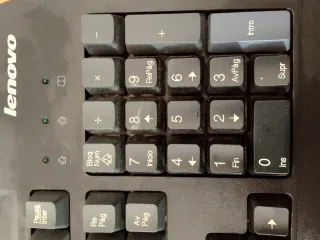 Teclado Lenovo Negro USB