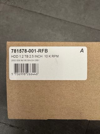 HDD Hewlett Packard HPE 1.2TB 10K SAS 781578-001