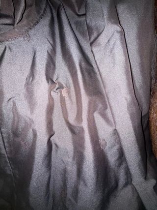 Abrigo de piel marrón