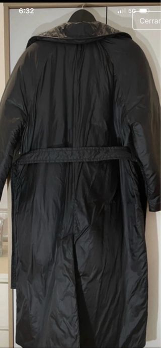 Abrigo Zara Negro Talla Única