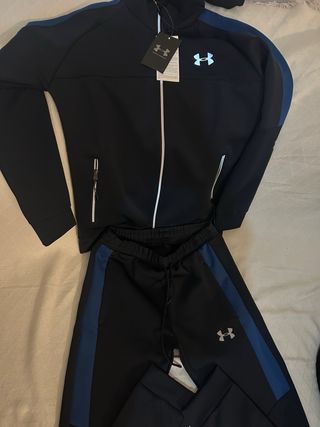 Chándal Under Armour Negro y Azul