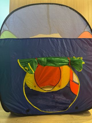 Túnel y casa de juguete plegable