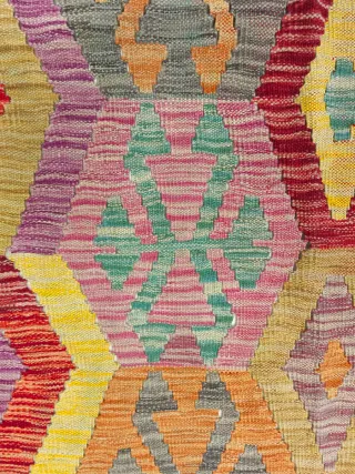 Tappeto Kilim afgano 174x132 cm lana