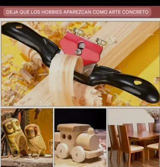 Raspador para madera en el hogar