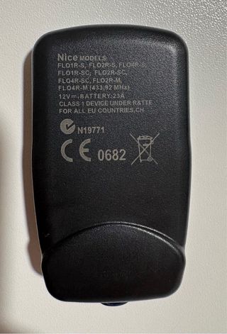 Mando Garaje Nice Flor-S 4 Botones