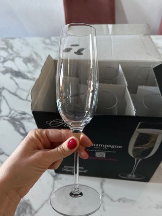 Set 6 Flute Luigi Bormioli