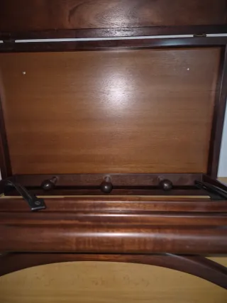 Perchero cuadro plegable madera