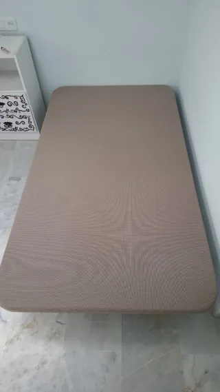 Somier tapizado 105 cm