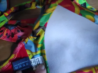 Costume due pezzi fantasia floreale