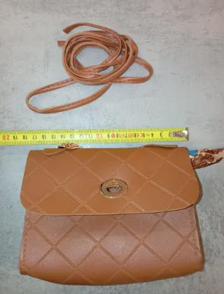 Borsa marrone con foulard NUOVA