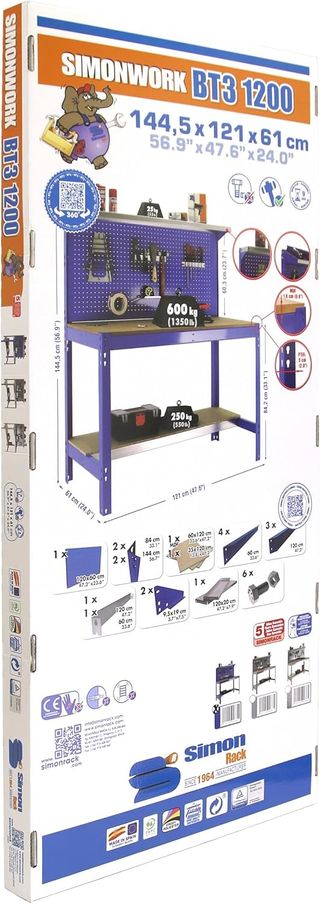 Banco de Trabajo Taller Simon Rack