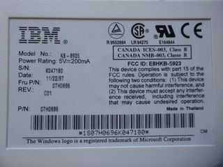 TECLADO IBM KB-8926 1997