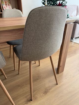 4 Sillas JYSK BISTRUP color Arena/Roble