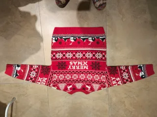 Jersey Navidad lefties Rojo Merry Xmas 7 8