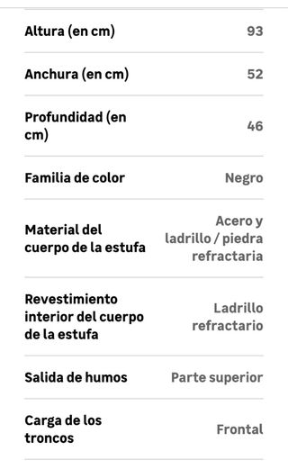 Estufa de leña EIDER BIOMASA