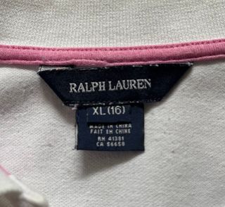 SUDADERA POLO JUVENIL RALPH LAUREN BLANCO