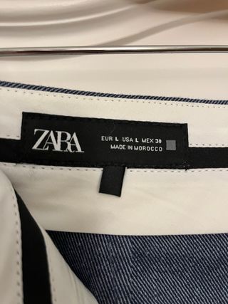 Falda pantalón mini Zara