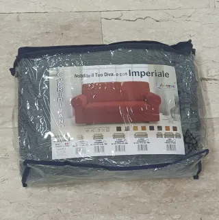 Copridivano Imperiale Giallo Jacquard Elastico