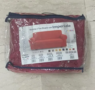 Copridivano Imperiale Giallo Jacquard Elastico