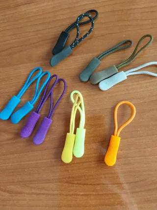 Tiradores de cremallera para ropa y bolsos