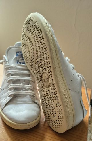 Zapatillas Adidas Stan Smith blancas, usadas