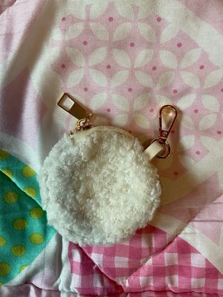 Bolso YAMANI borrego beige y blanco