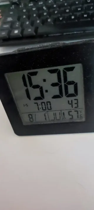 Despertador Digital Negro
