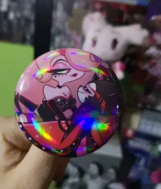 Spilla Angel Dust Husk Hazbin Hotel Huskerdust