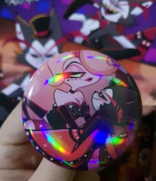 Spilla Angel Dust Husk Hazbin Hotel Huskerdust