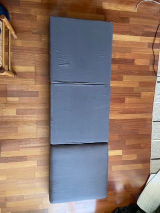 Pouf e materasso pieghevole Muji Grigio