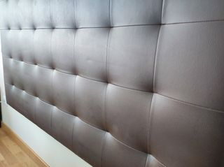 Cabecero polipiel marrón 160 cm