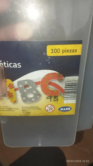 Letras magnéticas Aldi 95 piezas
