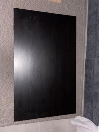 Mesa de centro negra madera