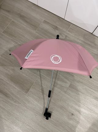 Sombrilla Bugaboo rosa para cochecito