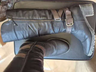 Botas altas negras mujer