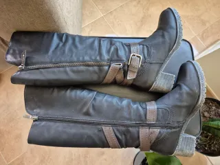 Botas altas negras mujer