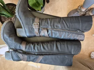 Botas altas negras mujer