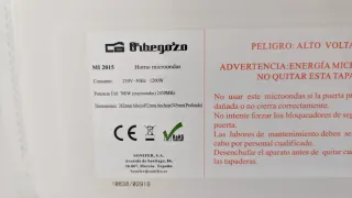 Microondas Orbegozo MI 2015 Blanco