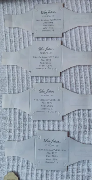 Lote vitolas antiguas Don Julián