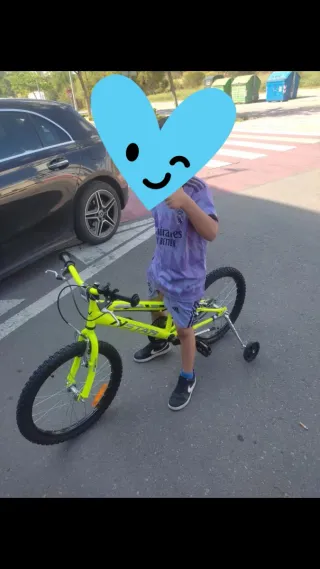 Bicicleta infantil V-Star color amarillo